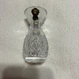 Waterford Glass Limited 4" vase. Made in Republic of Ireland. Weighs 6.8 oz. (91